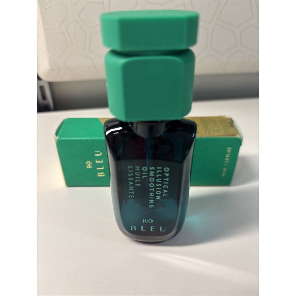 R+Co Bleu Optical Illusion Smoothing Oil 2 Oz 60 mL Full Size NIB Hair Shine